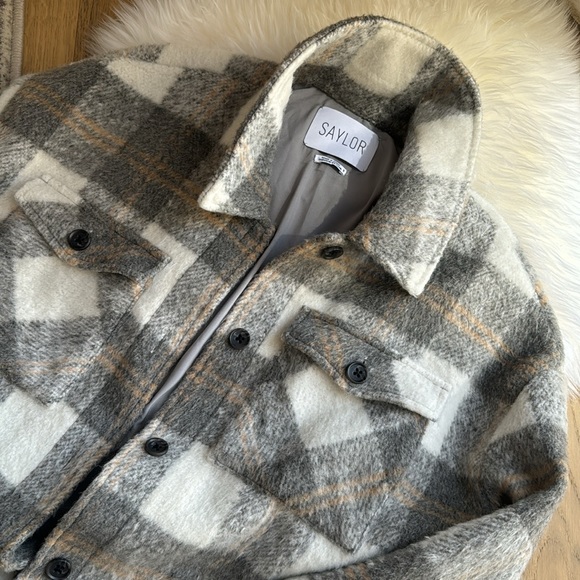 SAYLOR Layton Jacket in Gray Size Small - Picture 4 of 4
